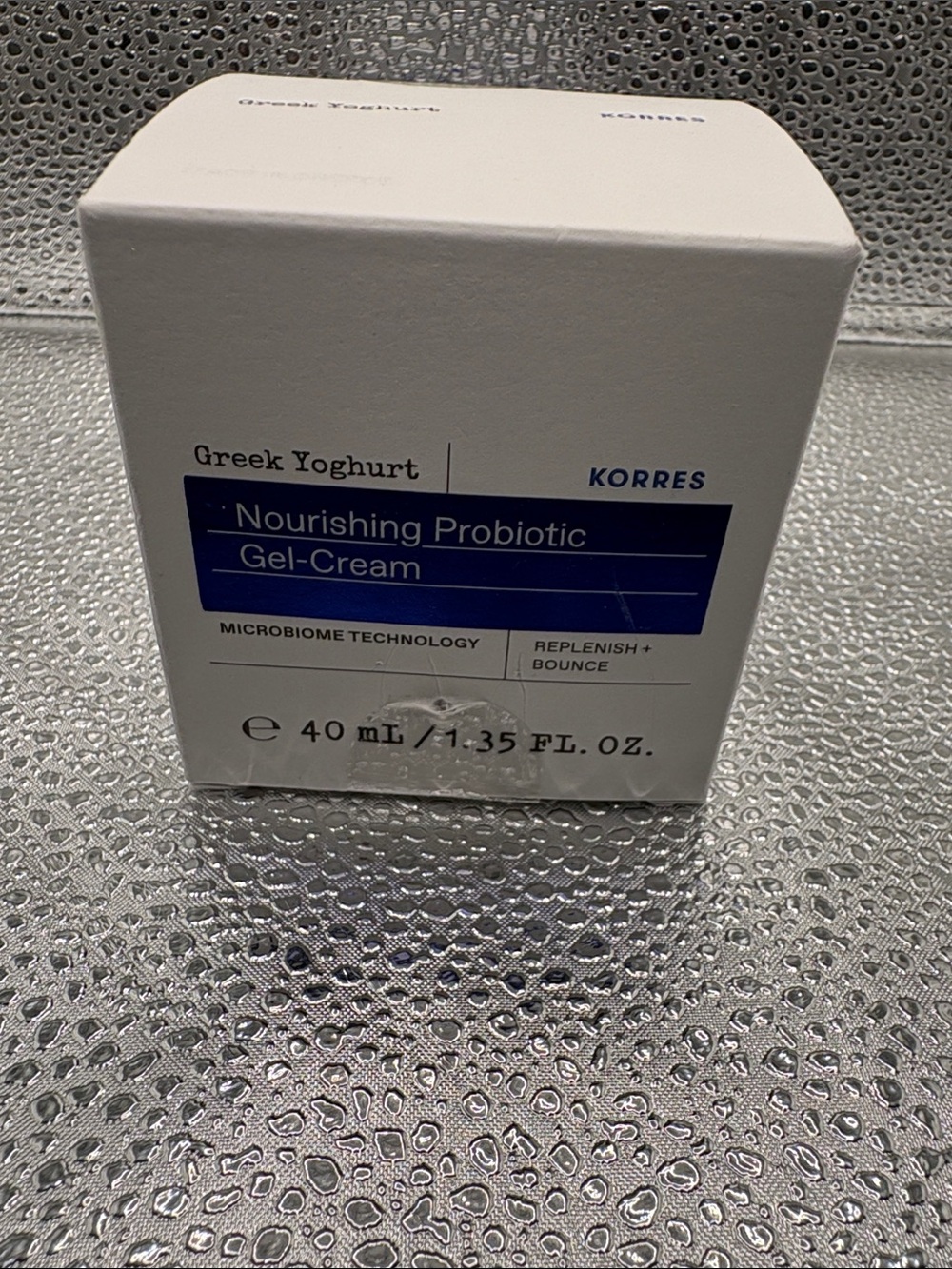 Korres Greek Yoghurt Nourishing Probiotic Gel-Cream — new sealed box 1.35 ounces